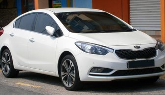 Транспортная компания Катаем свадьбы Kia Cerato № К4686, белый
