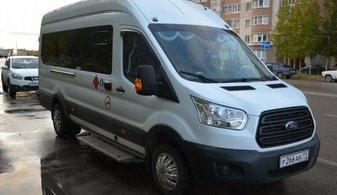 Транспортная компания Катаем свадьбы Ford Transit № К5113, белый