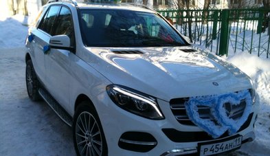 Автомобиль на свадьбу № Б5237 - Транспортная компания Белый Мерседес ML