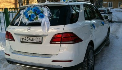 Автомобиль на свадьбу № Б5238 - Транспортная компания Белый Мерседес ML