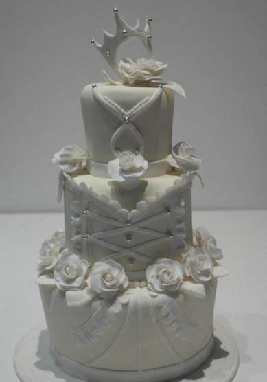Свадебный торт К51728 - Кондитерская Кулинарная мастерская