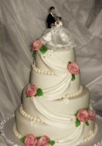 Свадебный торт Л51740 - Компания Людмила Брагина