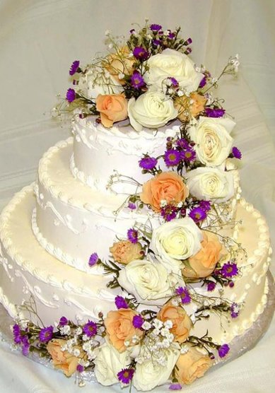 Торт на свадьбу Д51781 - Кондитерская ДОМ СВАДЬБЫ