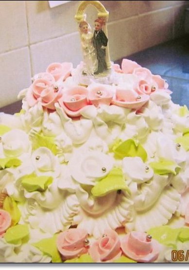 Свадебный торт к58438 - Кондитерская кафе Bonjour