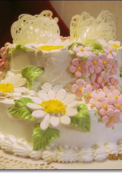 Свадебный торт к58442 - Кондитерская кафе Bonjour