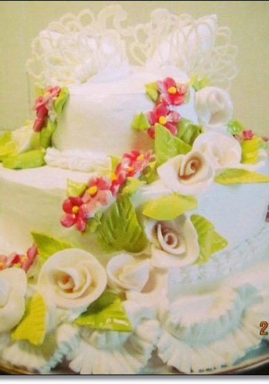 Торт на свадьбу к58455 - Кондитерская кафе Bonjour