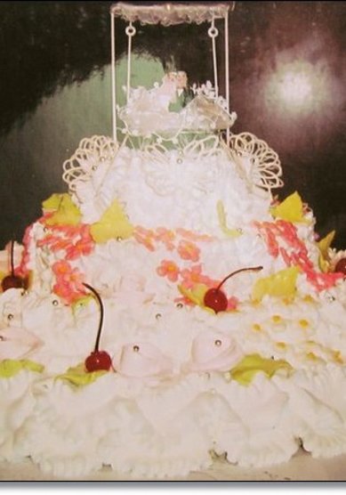 Свадебный торт к58456 - Кондитерская кафе Bonjour