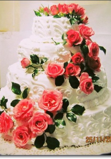 Торт на свадьбу к58471 - Кондитерская кафе Bonjour