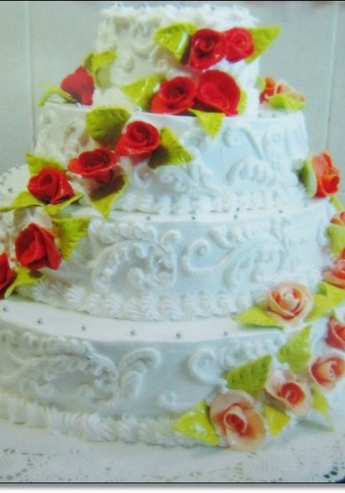 Торт на свадьбу к58473 - Кондитерская кафе Bonjour