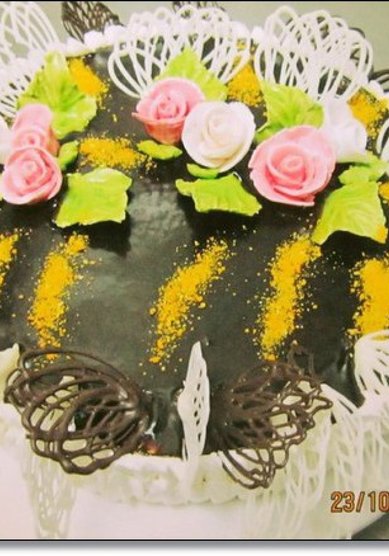 Свадебный торт к58474 - Кондитерская кафе Bonjour