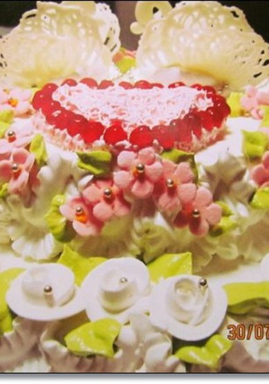 Торт на свадьбу к58481 - Кондитерская кафе Bonjour