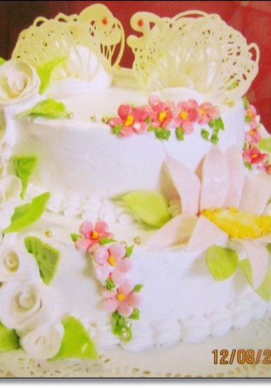 Торт на свадьбу к58483 - Кондитерская кафе Bonjour