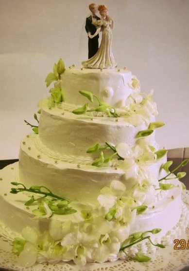 Свадебный торт к58506 - Кондитерская кафе Bonjour