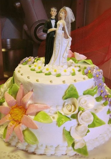 Торт на свадьбу к58507 - Кондитерская кафе Bonjour