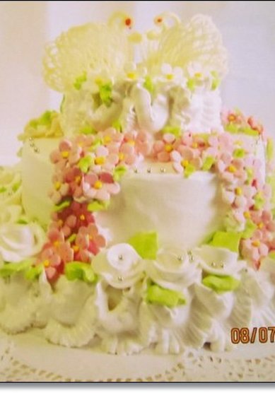 Торт на свадьбу к58515 - Кондитерская кафе Bonjour
