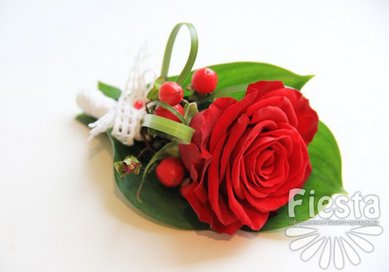 Бутоньерка Ф8423 - Мастерская праздничного декора ФИЕСТА