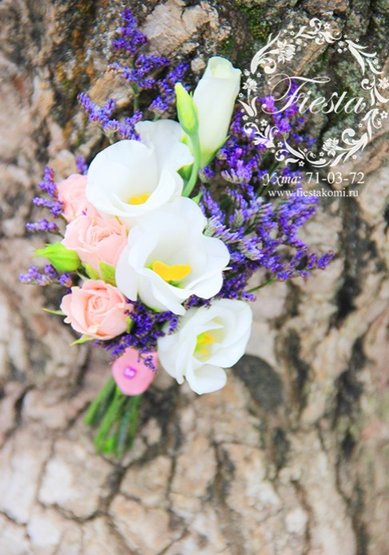 Бутоньерка Ф9755 - Мастерская праздничного декора ФИЕСТА