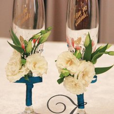 Аксессуар из цветов Ф8431