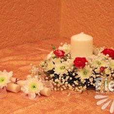 Аксессуар из цветов Ф8432