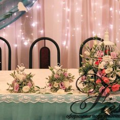 Аксессуар из цветов Ф8434