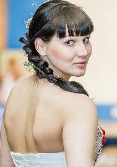 Свадебная прическа М16217 - Свадебный стилист Маргарита Левина