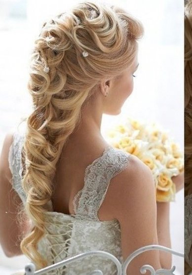 Свадебная прическа К16231 - Свадебный парикмахер Кристина Михеева