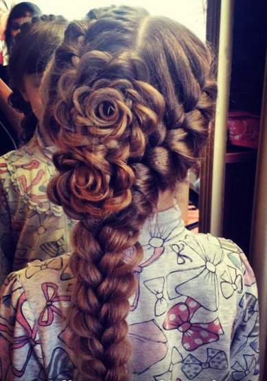 Свадебная прическа К16235 - Свадебный парикмахер Кристина Михеева