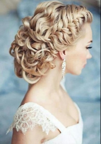 Прическа на свадьбу П16366 - Семейная парикмахерская ПОДСТРИГУЛЯ