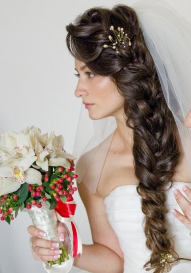 Свадебная прическа К16565 - Стилист-визажист КРАСА-КОСА