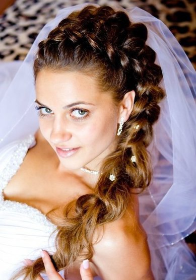 Прическа на свадьбу К16576 - Стилист-визажист КРАСА-КОСА