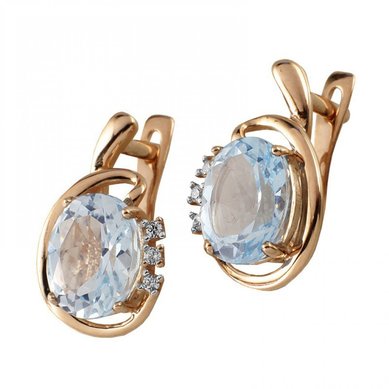 Серьги 008-2211-Z10065 - Сеть ювелирных салонов Zолото