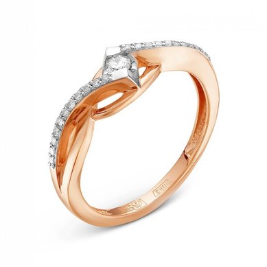Помолвочное кольцо 1-383-Z13893 - Сеть ювелирных салонов Zолото