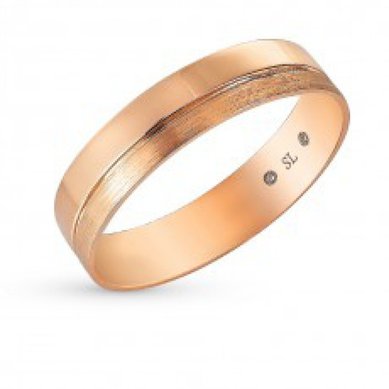 Обручальное кольцо S5663 - Ювелирный гипермаркет SUNLIGHT