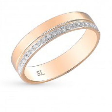 Обручальное кольцо S5667 - Ювелирный гипермаркет SUNLIGHT