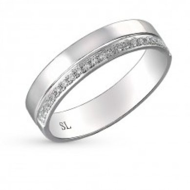 Обручальное кольцо S5668 - Ювелирный гипермаркет SUNLIGHT