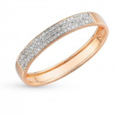 Обручальное кольцо S5672 - Ювелирный гипермаркет SUNLIGHT