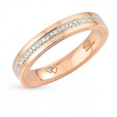 Обручальное кольцо S5674 - Ювелирный гипермаркет SUNLIGHT
