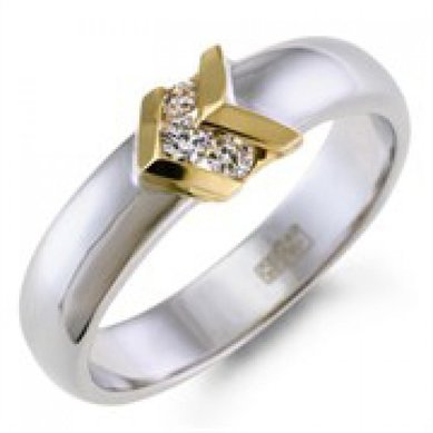 Обручальное кольцо В5715 - Сеть ювелирных салонов Валдай