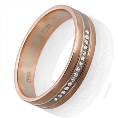 Обручальное кольцо 1-1701-Z6298 - Сеть ювелирных салонов Zолото