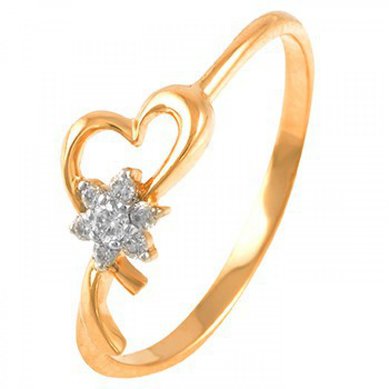 Помолвочное кольцо 1010923-Z6648 - Сеть ювелирных салонов Zолото