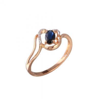 Помолвочное кольцо R433-D-1981677SR17-Z6858 - Сеть ювелирных салонов Zолото