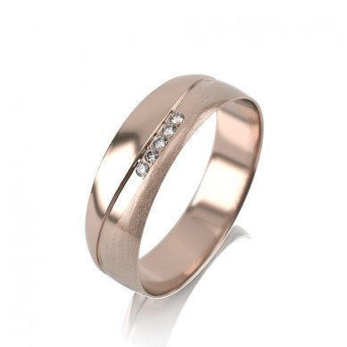 Обручальное кольцо В-50-Z7065 - Сеть ювелирных салонов Zолото