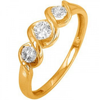 Помолвочное кольцо 1010945-Z7255 - Сеть ювелирных салонов Zолото