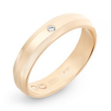 Обручальное кольцо R01-WED-00007-М9364 - Ювелирная компания Московский ювелирный завод