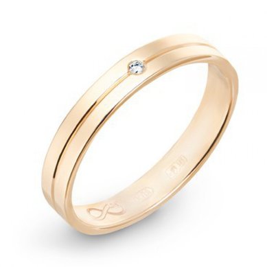 Обручальное кольцо R01-WED-00008-М9365 - Ювелирная компания Московский ювелирный завод