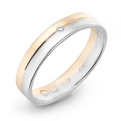 Обручальное кольцо R01-WED-00024-М9376 - Ювелирная компания Московский ювелирный завод