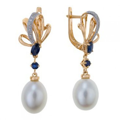 Серьги E77-E46845-CPSA-R17-М9398 - Ювелирная компания Московский ювелирный завод