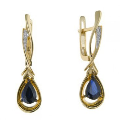 Серьги E108-1982076CS-М9404 - Ювелирная компания Московский ювелирный завод