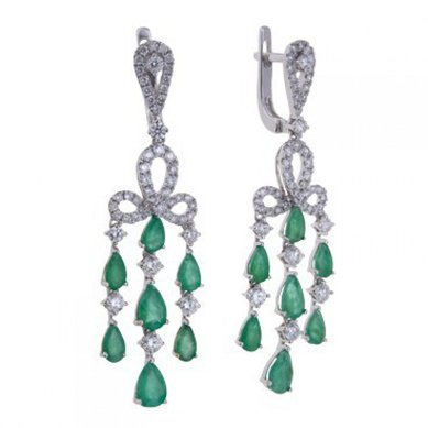 Серьги E2603-SE3666DIEM20-М9417 - Ювелирная компания Московский ювелирный завод