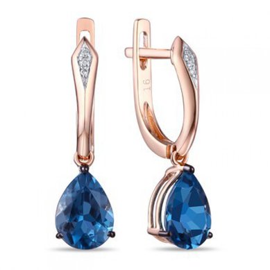 Серьги E2607-1982881CYU-R17-М9423 - Ювелирная компания Московский ювелирный завод